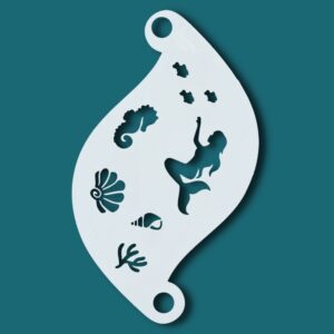 Face Paint Stencil Mermaid
