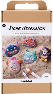 Cc Hobbypakket Steendecoratie 5 Stenen Monsters