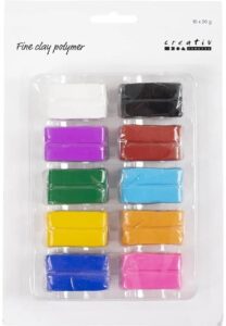 Fine Polymer Clay Pastel 10 X 20 Gram