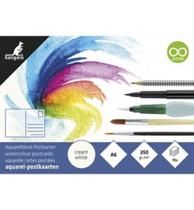 Kangaro Aquarelblok Postkaart A6