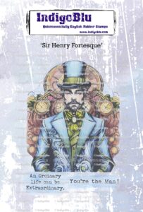 IndigoBlu stempel – Sir Henry Fortescue- A6 - Foamtastic Crafts
