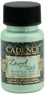 Cadence Dora Metallic Textielverf Mint 1153 50ml