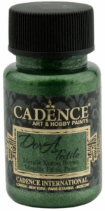 Cadence Dora Metallic Textielverf Groen 1135 50ml