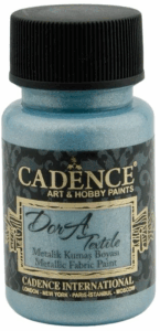 Cadence Dora Metallic Textielverf Aqua 1124 50ml
