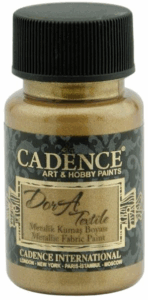 Cadence Dora Metallic Textielverf Antiekgoud 1150 50ml