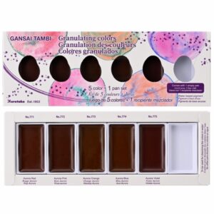 Gansai Tambi Granulating Colors Set 1 5 Kleuren