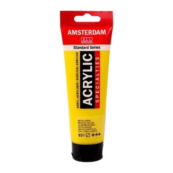 Amsterdam Acrylverf 120 Ml Metallic Geel 831