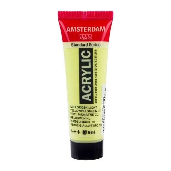 Amsterdam Acrylverf 20 Ml Geelgroen Licht 664