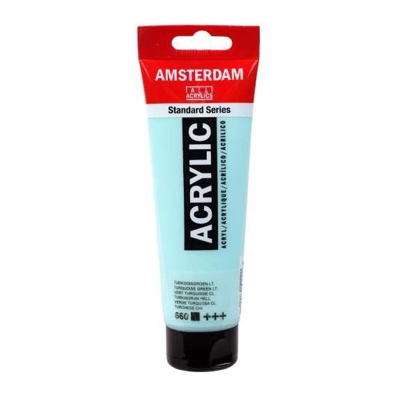 Amsterdam Acrylverf 20 Ml Turquoise Groen Licht 660