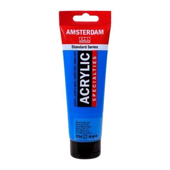 Amsterdam Acrylverf 20 Ml Metallic Blauw 834