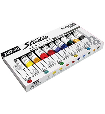 Pébéo Studio Acrylic Set 10 × 20 Ml