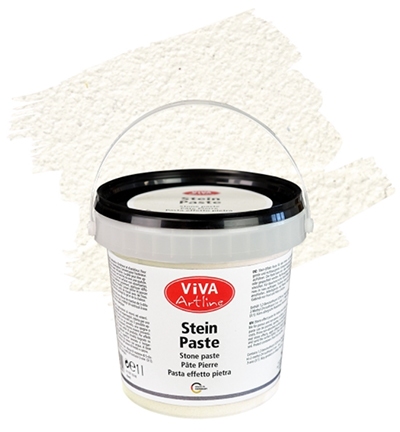 Viva Decor Artline Stein Paste, Altweiss 1000ml.