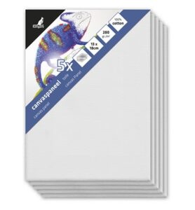 Canvaspaneel Kangaro 13x18cm Cm Set 5 Stuks 3mm Board 280gr