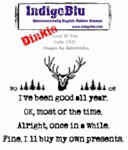 Indigoblu Dinkie Stempel Good All Year