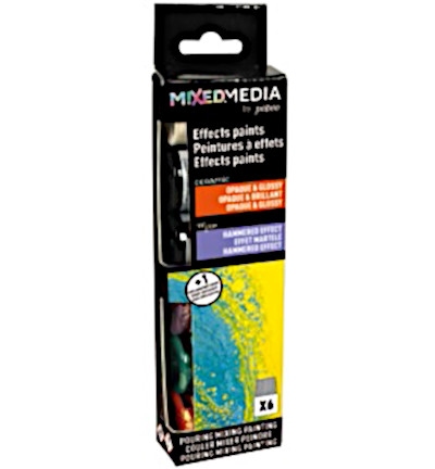 Pebeo Set Ceramic / Moon Mixed Media, 6x20ml