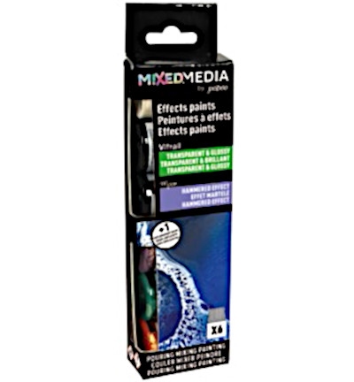 Pebeo Set Vitrail / Moon Mixed Media, 6x20ml