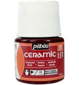 Pebeo Ceramic Ruby 45ml