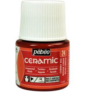 Pebeo Ceramic Cherry Red 45ml