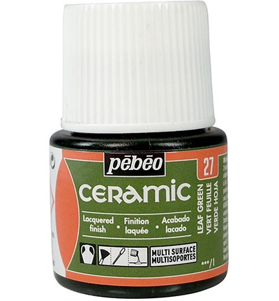 Pebeo Ceramic Leaf Green 45ml