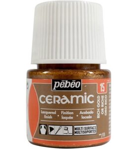 Pebeo Ceramic Rich Gold 45ml