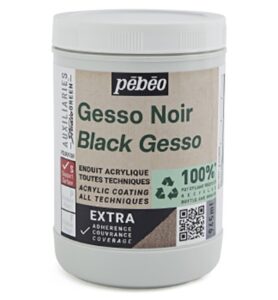 Pebeo Black Gesso, Studio Green 945 Ml