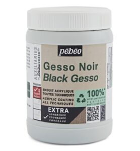 Pebeo Black Gesso, Studio Green 225 Ml