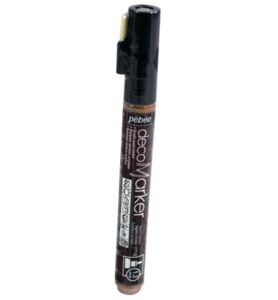 Pebeo Acrylic Decomarker 1.2 Tip Burnt Sienna