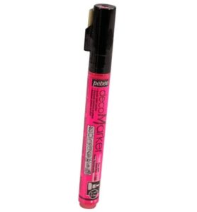 Pebeo Acrylic Decomarker 1.2 Tip Fluo Pink