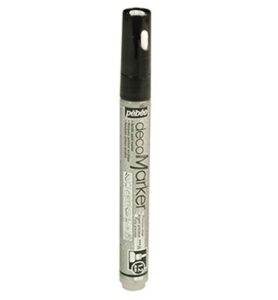 Pebeo Acrylic Decomarker 1.2 Tip Precious Silver