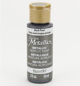 Decoart Dazzling Metallics Acrylics Black Pearl 59ml