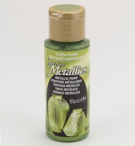 Decoart Dazzling Metallics Acrylics Festive Green 59ml