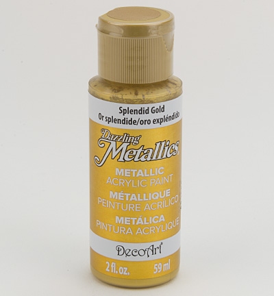 Decoart Dazzling Metallics Acrylics Splendid Gold 59ml