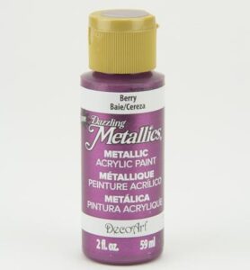 Decoart Dazzling Metallics Acrylics Berry 59ml