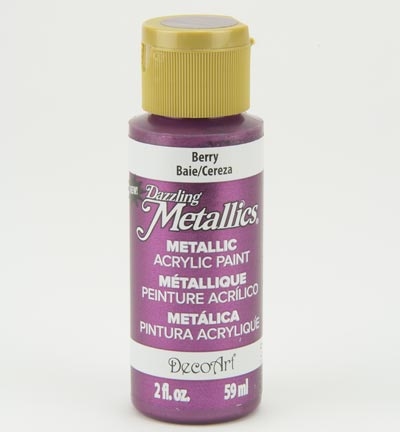 Decoart Dazzling Metallics Acrylics Berry 59ml