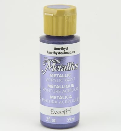 Decoart Dazzling Metallics Acrylics Amethyst 59ml