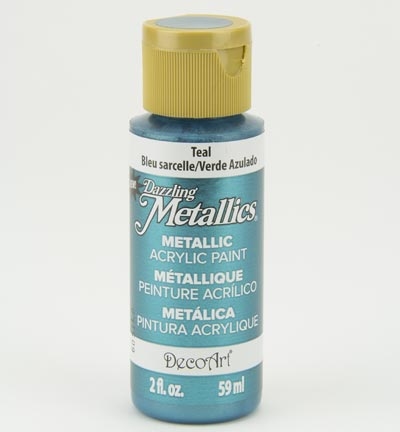 Decoart Dazzling Metallics Acrylics Teal Mint 59ml