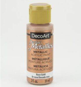 Decoart Dazzling Metallics Acrylics Rose Gold 59ml