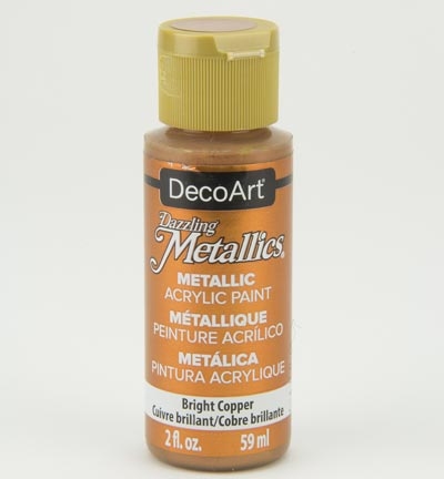 Decoart Dazzling Metallics Acrylics Bright Copper 59ml