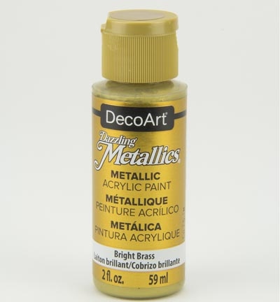Decoart Dazzling Metallics Acrylics Bright Brass 59ml