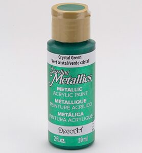 Decoart Dazzling Metallics Acrylics Crystal Green 59ml