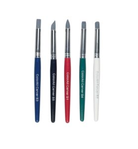 Set Rubberen Penselen Klein 5 Stuks