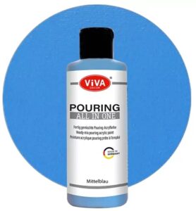 Viva Decor Pouring All In One Middelblauw 90ml
