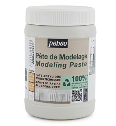 Pebeo Modeling Paste, Studio Green 225ml