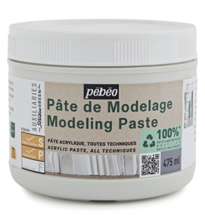 Pebeo Modeling Paste, Studio Green 475ml