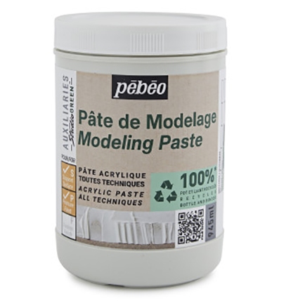 Pebeo Modeling Paste, Studio Green 945ml