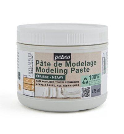 Pebeo Heavy Modeling Paste, Studio Green 475ml