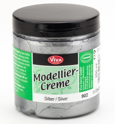 Viva Decor Modelleer Creme Zilver 250ml