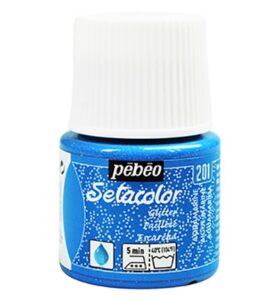 Setacolor Light Fabrics Glitter Aquamarine