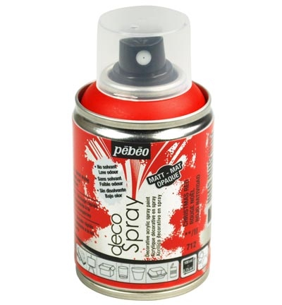 Pebeo Acrylic Decospray Christmas Red