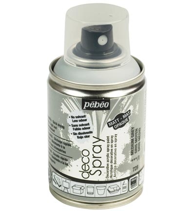 Pebeo Acrylic Decospray Medium Grey